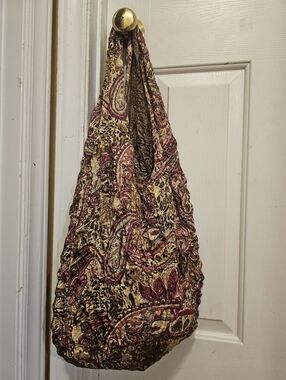 Y2k Popcorn Bubble Bag Purse Reversible Leopard Pink Expandable Magic Scarf Co.